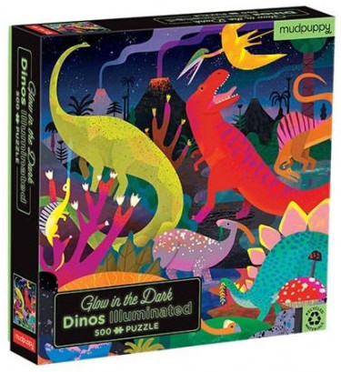 Puzzle phosphorescent Dinosaures